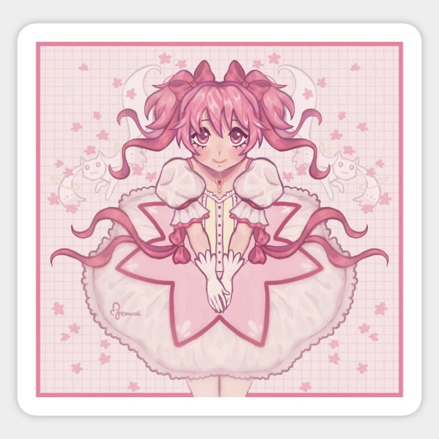 Madoka Magica Sticker by Anemonaii